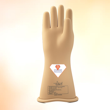 Jyot Electrical Shockproof Rubber Hand Gloves