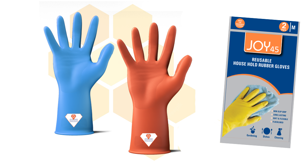 Household Rubber Hand Gloves