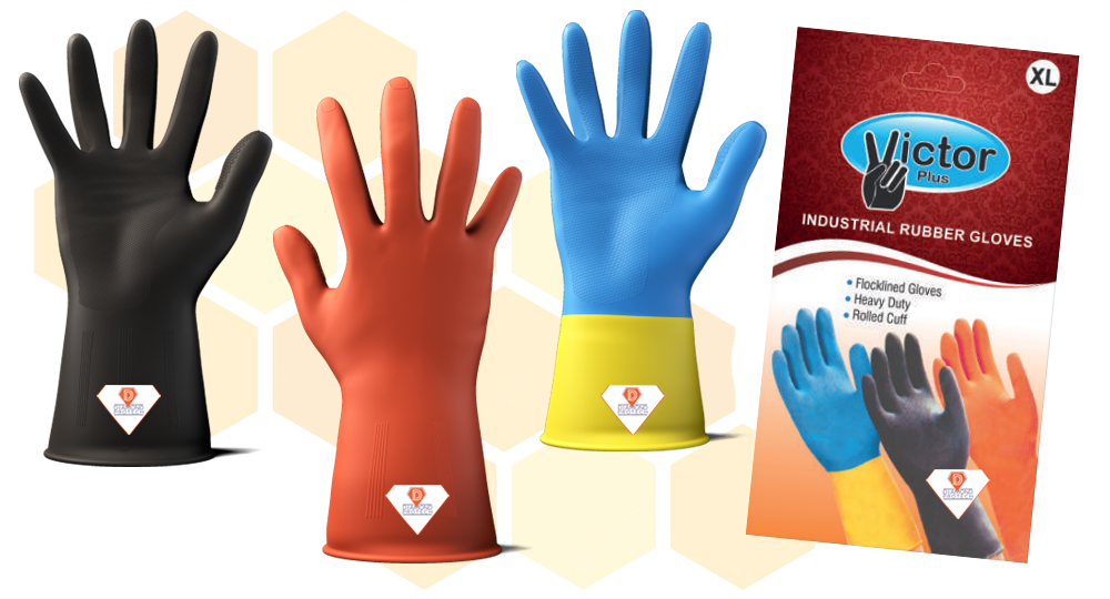 Industrial Rubber Hand Gloves