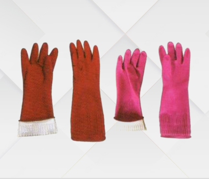 Wrinkle Rubber Hand Gloves